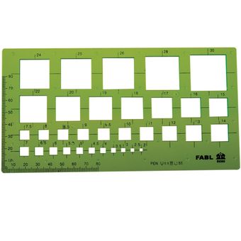 شابلون مربع فابل