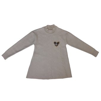 پلیور یقه گرد دخترانه مدل میکی ماوس