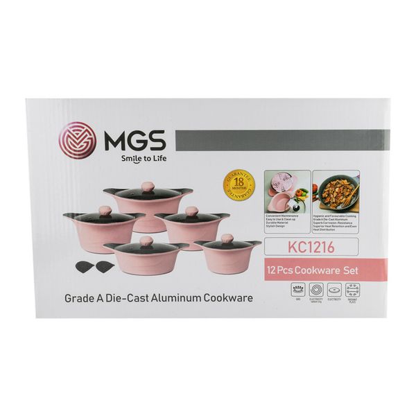 سرویس پخت و پز 12 پارچه ام جی اس مدل KC 1216