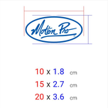 برچسب چاپی برش خورده مدل Motion Pro کد 0138