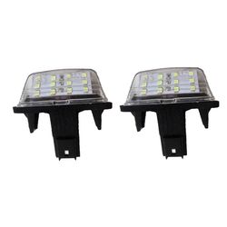 چراغ پلاک ال ای دی خودرو قطعه سازان کبیر مدل EK-206LED-103072 مناسب برای پژو 206  مجموعه 2 عددی