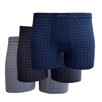 شورت پادار مردانه آریان نخ باف مدل 1461 بسته 3 عددی