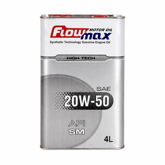 روغن موتور خودرو بنزینی فلومکس مدل SM 20W-50 حجم 4 لیتر