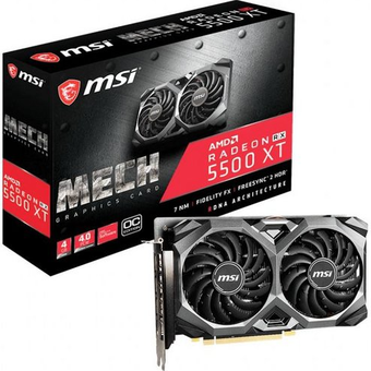 کارت گرافیک MSI RX 5500XT mech (استوک در حد نو)