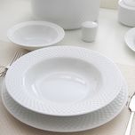 سرویس غذاخوری 102 پارچه چینی زرین ایران طرح رادیانس ساده درجه عالی