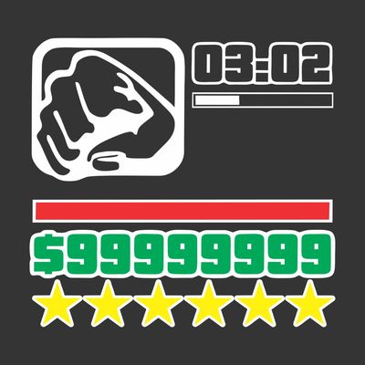 برچسب بدنه خودرو طرح GTA کد AZVG002