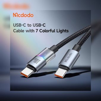 کابل usb-c مک دودو مدل ca-8200 100w طول 1.2متر