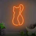 چراغ نئون طرح گربه