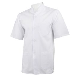 روپوش آشپزی خضرا مدل تترون ساده  آستین کوتاه کد 40200