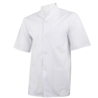 روپوش آشپزی خضرا مدل تترون ساده  آستین کوتاه کد 40200