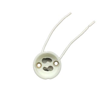 سوکت لامپ هالوژن پایه GU10 کد 02 بسته 5 عددی  (فروش اقساطی)