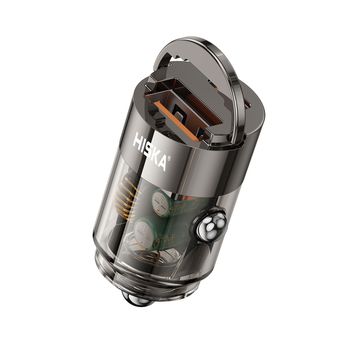 شارژر فندکی 63 وات هیسکا مدل HCC-317