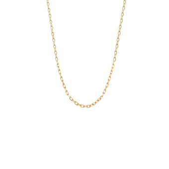 زنجیر طلا 18 عیار بچگانه مریم اکرمی گلد گالری مدل نازک