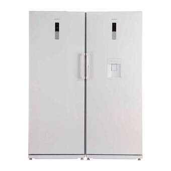 یخچال و فریزر دوقلو 16 فوت تیتانیوم امرسان پشت باز مدل  RH16D-FN16D