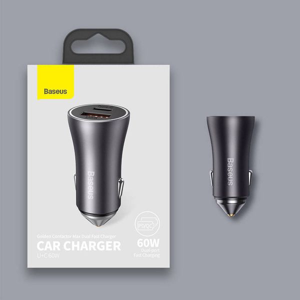 شارژر فندکی باسئوس مدل CGJM000113-60W