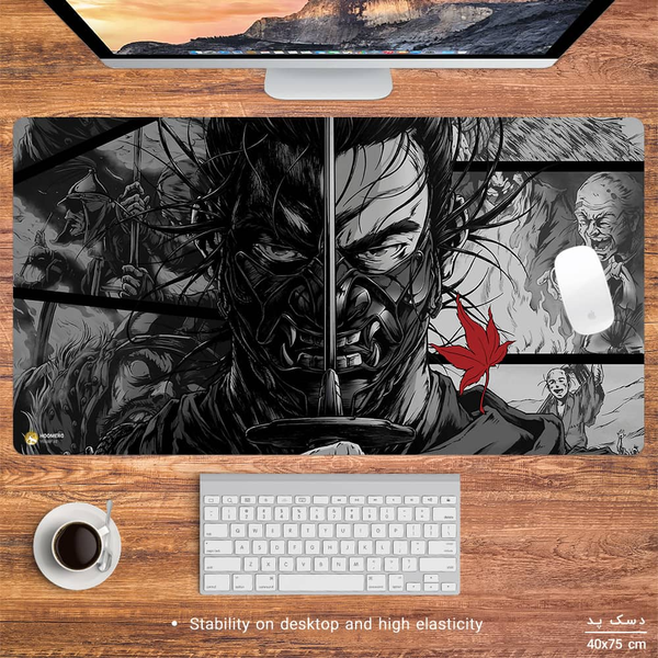 دسک پد طرح گوست اف سوشیما مدل پرمیوم Ghost Of Tsushima