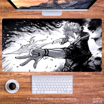 دسک پد طرح جوجوتسو کایسن مدل سیاه سفید پرمیوم Jujutsu Kaisen