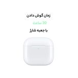 هدفون بلوتوثی اپل مدل AirPods 4 فاقد قابلیت نویز کنسلینگ، درگاه شارژ USB Type-C، شارژ بی سیم، با قابلیت اتصال به چند دستگاه