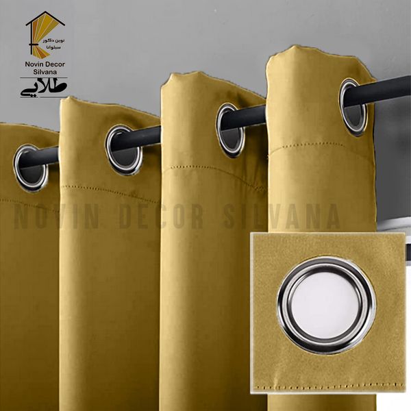 پرده نوین دکور سیلوانا مدل کتان کد 230 1 سایز 230 × 140 سانتی متر