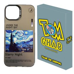 کاور تام قاب مدل ونگوگ طرح شب پر ستاره مناسب برای گوشی موبایل اپل iPhone 16 Pro Max