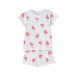 ست تی‌شرت آستین کوتاه و شلوارک راحتی نوزادی مدل MDSS-CH3750