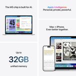 لپ تاپ 13.6 اینچی اپل مدل MacBook Air MDHH4 2026 LLA-M5-16GB RAM-512GB SSD