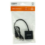 تبدیل HDMI به VGA مچر MR-206 + کابل صدا