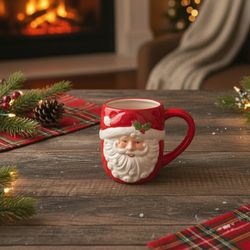 ماگ طرح کریسمس مدل Santa کد Y14
