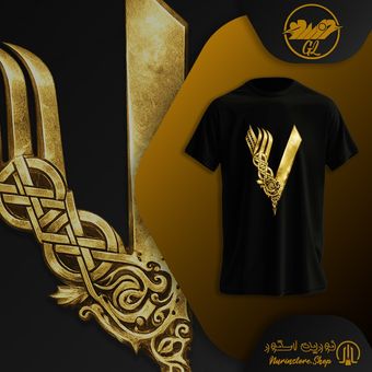 تیشرت ⚜️Nurin Golden Line⚜️ | طرح Golden Viking