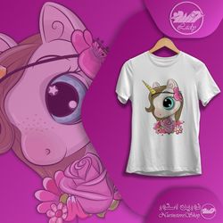 تیشرت Nurin Lady | طرح Unicorn