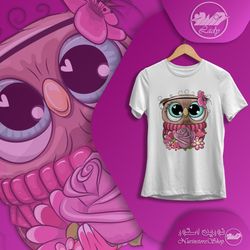 تیشرت Nurin Lady | طرح Cute Owl