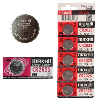 باتری سکه ای CR2025 ماکسل Maxell تک عددی