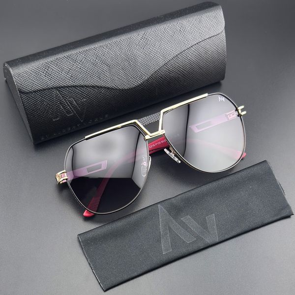 عینک آفتابی خلبانی (Aviator) مردانه آلبرت وگ مدل JS8549-C218-P120 Polarized Avantgarde Visionary