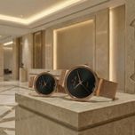 ست ساعت مچی عقربه‌ای کوارتز زنانه و مردانه سوئیس آرت مدل ANT122-123RG0401