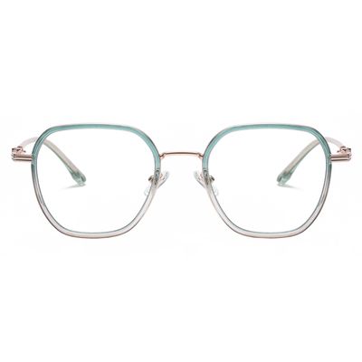 فریم عینک طبی چند ضلعی مدل TJ816C499P81 مناسب برای صورت گرد و بیضی