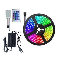 پک ریسه ال ای دی مدل پکیج گیمینگ 16 رنگ کد RGB 12v طول 5 متر