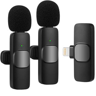ست میکروفن یقه ای بیسیم مدل K9 Dual Lightning