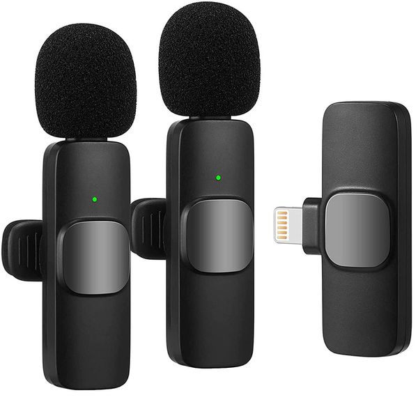 ست میکروفن یقه ای بیسیم مدل K9 Dual Lightning