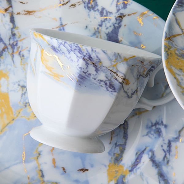 سرویس غذا خوری103 پارچه چینی زرین ایران مدل گلدستون سری نئوکلاسیک درجه یک