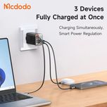 شارژر دیواری 67 وات مک دودو مدل CH-4100 به همراه کابل متصل به بدنه USB-C