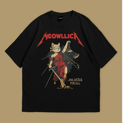 تیشرت راک و متال متالیکا Metallica - Meowllica