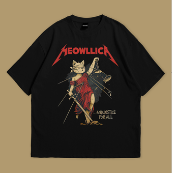 تیشرت راک و متال متالیکا Metallica - Meowllica