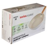 سرویس قابلمه و تابه سرامیکی 12 پارچه کاراجا مدل SwissCrystal12 همراه با ابزار آشپزی