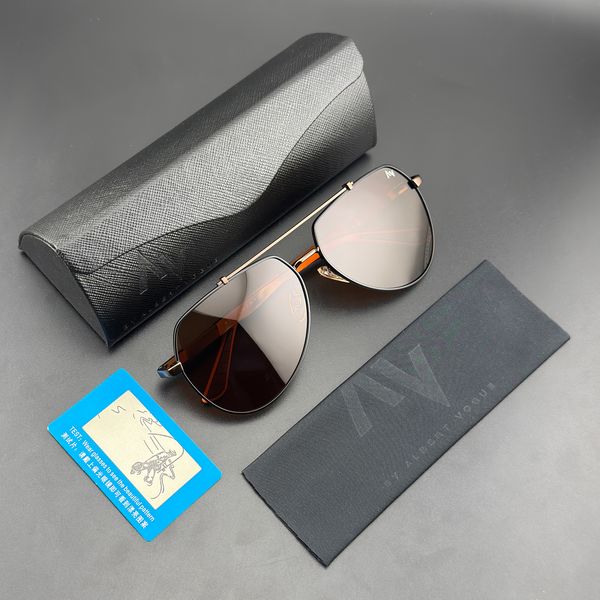 عینک آفتابی خلبانی مردانه آلبرت وگ مدل 6322C108P112 Polarized Avantgarde Visionary