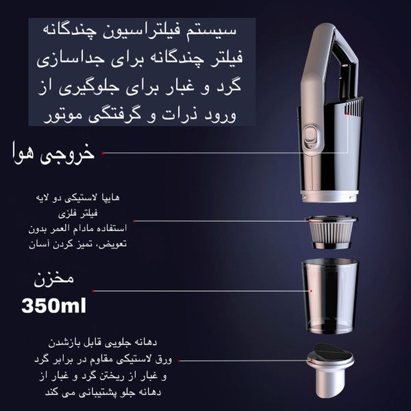 مینی جارو شارژی