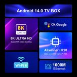 اندروید باکس اچ96 مکس مدل H728 حافظه 128G