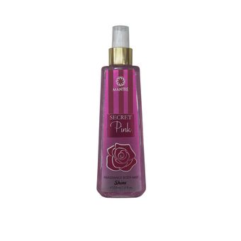 بادی اسپلش زنانه مانتره مدل secret pink حجم 225 میلی لیتر