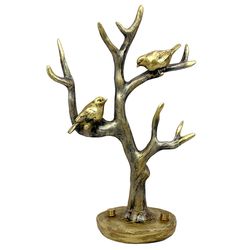 استند جواهرات طرح درخت و گنجشکان