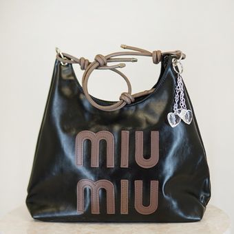 کیف دوشی MIU MIU دخترانه با آویز فانتزی