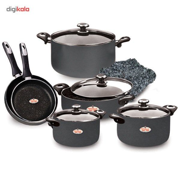 سرویس پخت و پز 10 پارچه زرساب مدل گرانیتا